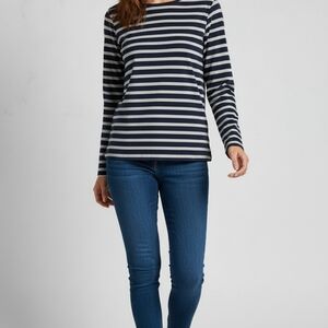 Christopher & Banks Striped Long Sleeve Tee